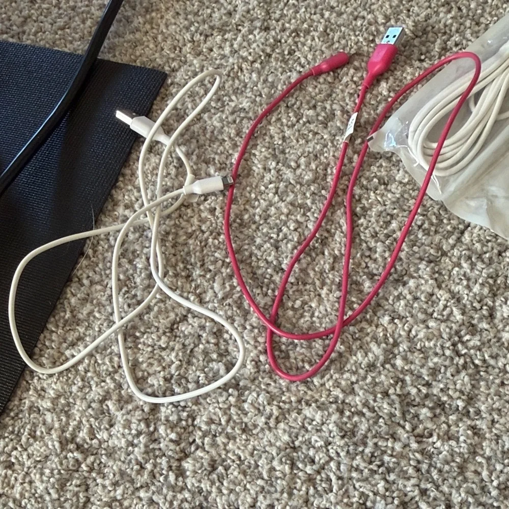 Assorted Charging Cables and Adapters